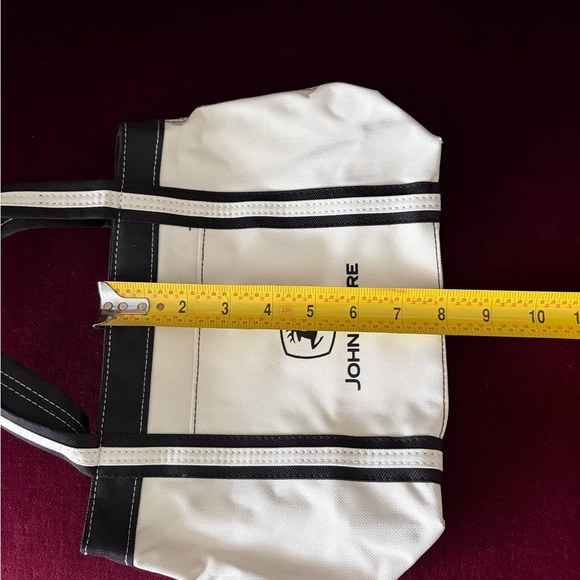 John Deere Black & white mini logo canvas tote bag - Picture 7 of 7